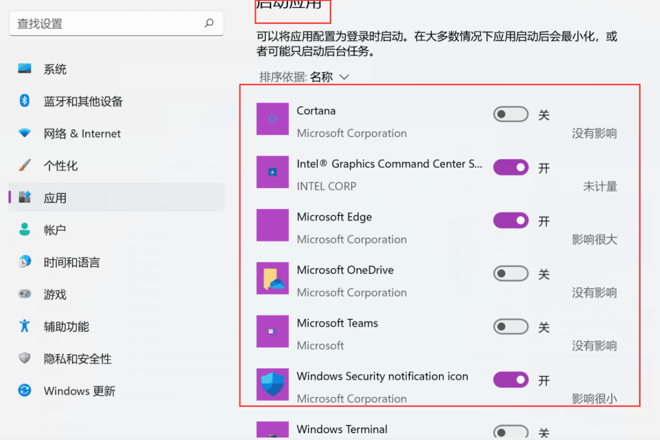Windows11 نىڭ قوزغالغاندا ئاپتۇماتىك ئېچىلىدىغان پروگراممىلىرىنى تاقاش(图2) 1711703262409333.png